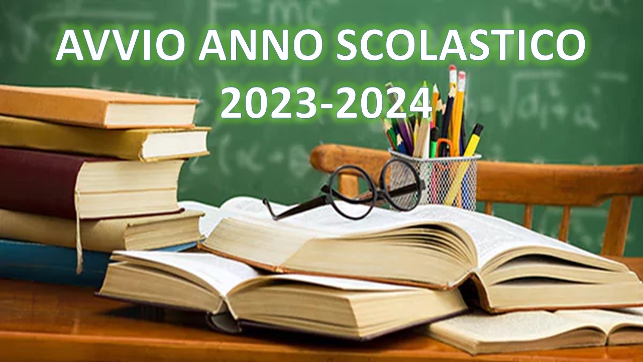 AVVIO ANNO SCOLASTICO 2