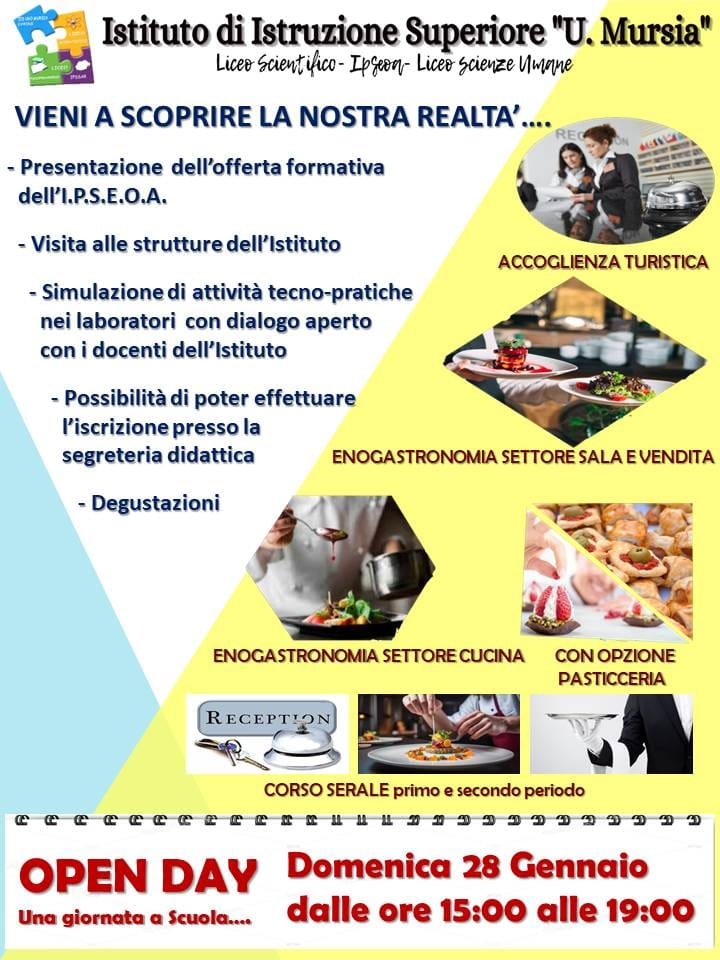 OPENDAY 28 GENNAIO